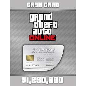 Grand Theft Auto Online: Great White Shark Cash Card - $1.250,000 (PC)