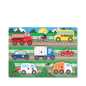 Melissa & Doug Träpussel Fordon 9051