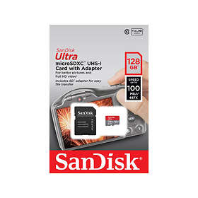 SanDisk Ultra microSDXC 128GB Class 10 A1 - Köp på