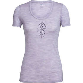 Icebreaker Tech Lite Scoop Lancewood SS Shirt (Femme)