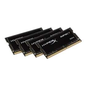 Kingston HyperX Impact Black SO-DIMM DDR4 2400MHz 4x8GB (HX424S15IB2K4/32)