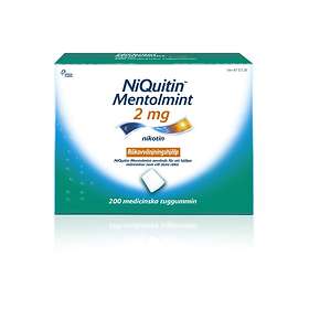 Omega Pharma NiQuitin Medicinskt Tuggummi Mentolmint 2mg 200st
