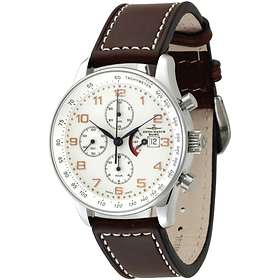 Zeno-Watch X-Large Retro Chrono Power Reserve P557TVDPR-f2
