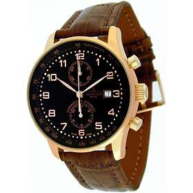 Zeno-Watch X-Large Retro Chronograph Bicompax P557BVD-Pgr-c1