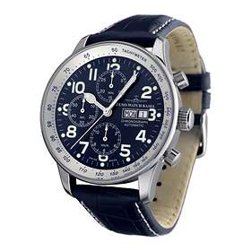 Zeno-Watch X-Large Pilot Chronograph Day-Date P557TVDD-b4