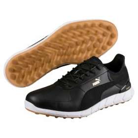 puma golf men's ignite lux spikeless golf shoe black