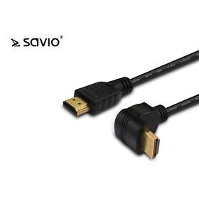 Savio 18Gbps HDMI - HDMI Haute vitesse avec Ethernet (angled) 3m