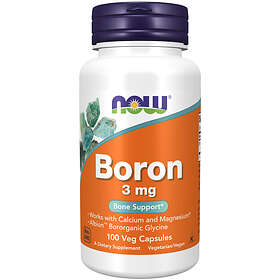 Now Foods Boron 3mg 100 Kapsler