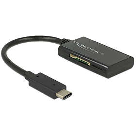 DeLock USB-C Card Reader for microSDHC/SDHC (91740)