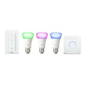 Philips Hue White and Color Ambiance Starter Kit Switch E27 10W 3-pack (Dimmable