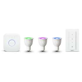 Philips Hue White and Color Ambiance 250lm 4000K GU10 6,5W 3-pack (Dimbar)