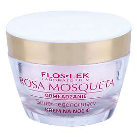 FlosLek Rosa Mosqueta Rejuvenation Intensively Regenerating Night Cream 50+ 50ml