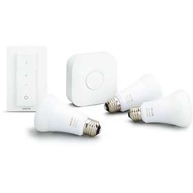 Philips Hue White Ambiance Starter Kit 806lm 6500K E27 9,5W 3-pack (Dimbar)