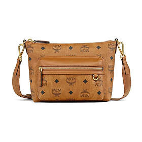 MCM Patricia Visetos Small Shoulder Bag