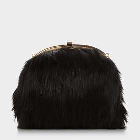 Dune London Elesha Faux Fur Snake Chain Shoulder Bag