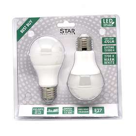 Star Trading LED Normal 470lm 2700K E27 6W 2-pack