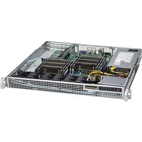 Supermicro SC514-R407W 400W (Argent)
