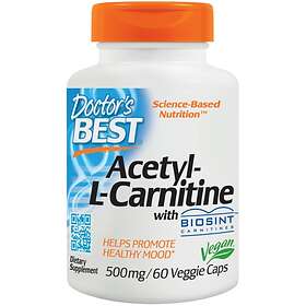 Doctor's Best Acetyl-L-Carnitine 500mg 60 Kapslar