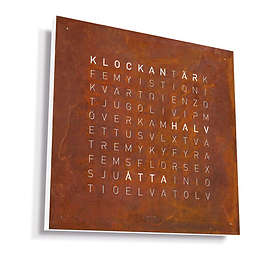 Qlocktwo Large Creator's Edition Rust