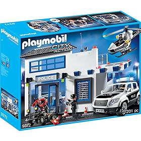 Playmobil City Action 9372 Poste de Police et Véhicules