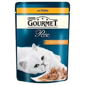 Pâtée pour chat Adulte Mini Filets en sauce au veau au bœuf, à la truite,  au gibier & légumes PURINA GOURMET