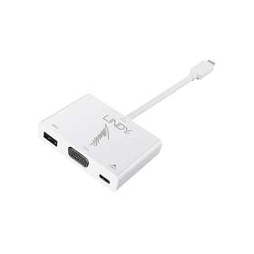 Lindy USB 3.1 Type C to VGA /USB Typ A/ PD-Adapter
