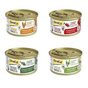 GimCat Superfood ShinyCat Duo Cans 6x0,07kg