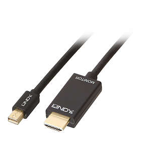 Lindy Passive HDMI - DisplayPort Mini 1m