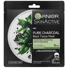 Garnier SkinActive Pure Charcoal Mattifying Black Tissue Mask 1st