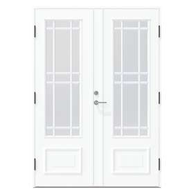 Diplomat Parytterdörr Classic Estelle Q Glas 14x20