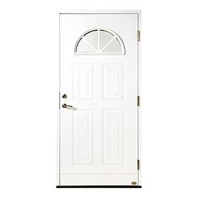 Leksandsdörren Ytterdörr Tidlös Hjulbäck Glas 10x21