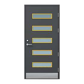 Kaski Ytterdörr Design Prag Glas 9x21