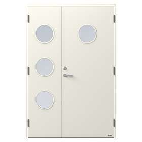 NorDan Parytterdörr Planeten 836PG1+3 Glas 15x20