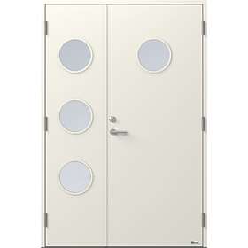 NorDan Parytterdörr Planeten 836PG1+3 Glas 17x21