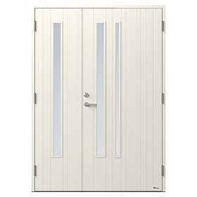 NorDan Parytterdörr Linje 302PG2+1 Glas 15x20