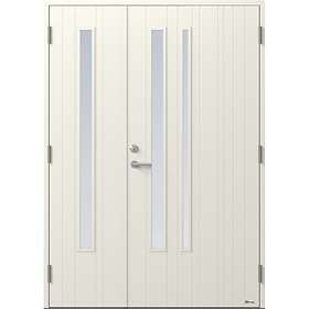 NorDan Parytterdörr Linje 302PG2+1 Glas 17x20