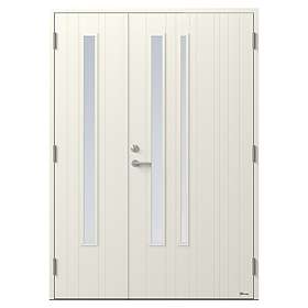 NorDan Parytterdörr Linje 302PG2+1 Glas 15x21