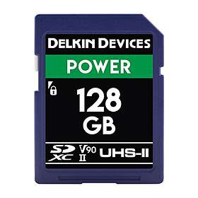 Delkin Power SDXC Class 10 UHS-II U3 V90 2000x 128GB