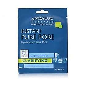 Andalou Naturals Clear Skin Instant Pure Pore Hydro Serum Facial Mask Sheet 1st