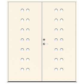 Swedoor Jeld-Wen Parytterdörr Character Domino Glas 18x21