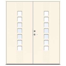 Swedoor Jeld-Wen Parytterdörr Character Dots Glas 20x21