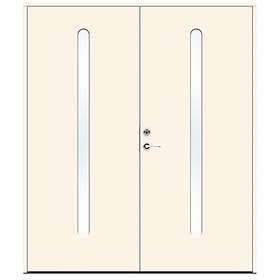 Swedoor Jeld-Wen Parytterdörr Character Drop Glas 20x21