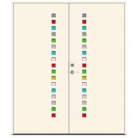 Swedoor Jeld-Wen Parytterdörr Character Prisma Glas 20x21