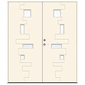 Swedoor Jeld-Wen Parytterdörr Character Pulse Glas 20x20