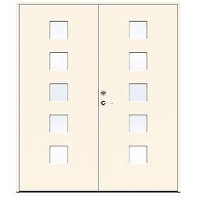 Swedoor Jeld-Wen Parytterdörr Character Square Glas 20x21