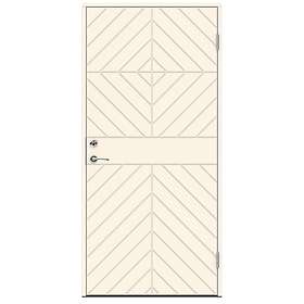 Swedoor Jeld-Wen Ytterdörr Grieg Tät 9x21