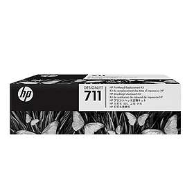 HP 711 Printhead (Svart/Cyan/Magenta/Gul)