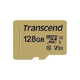 Transcend 500S microSDXC Class 10 UHS-I U3 V30 128Go