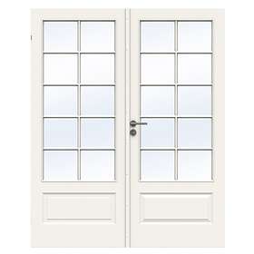 Swedoor Jeld-Wen Parinnerdörr Compact SP10+SP10 Glas 15x21