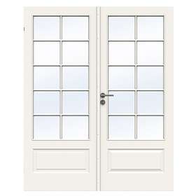 Swedoor Jeld-Wen Parinnerdörr Compact SP10+SP10 Glas 13x21
